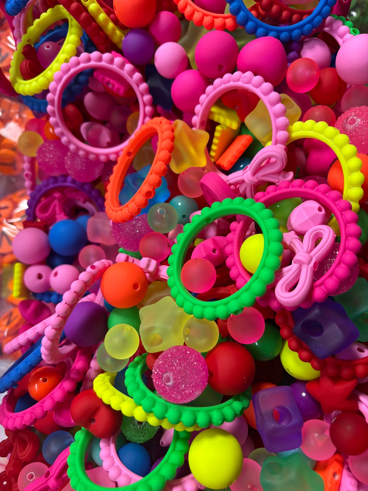 Neon Orb Bead Mix