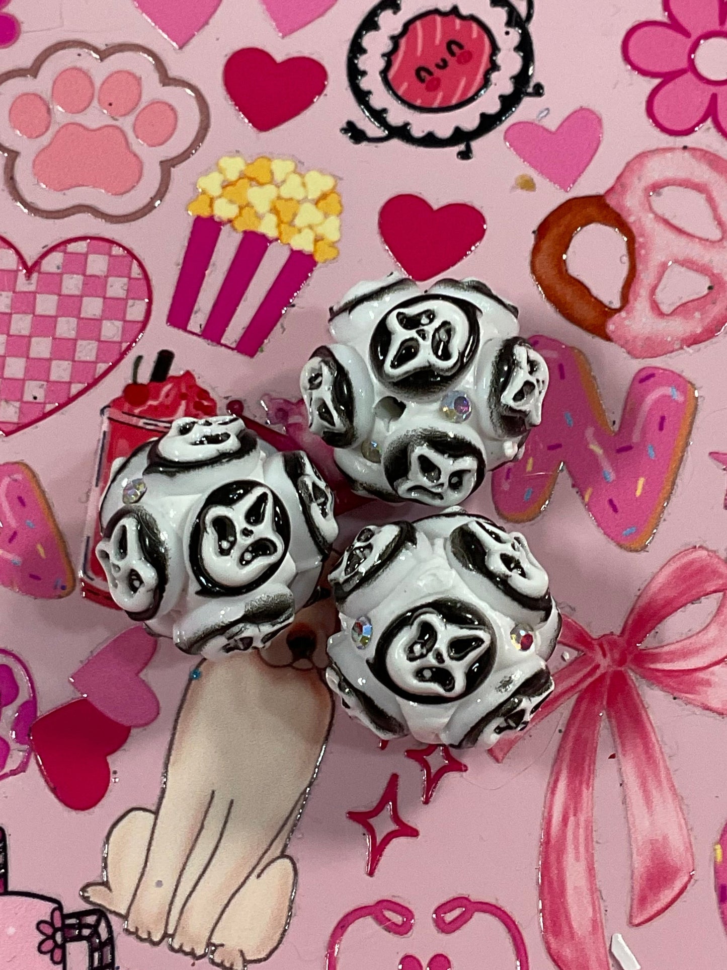 Ghost Face Specialty Bead 🎃