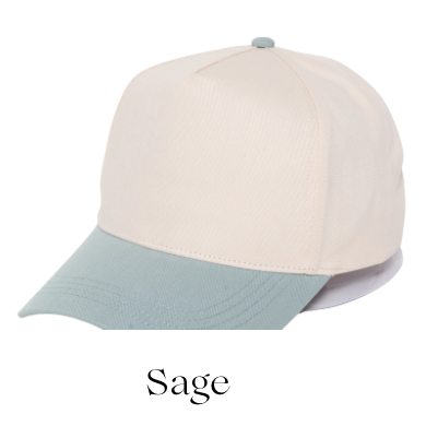 Mamacita Embroidered Hat - Natural/Sage - Ready to Ship