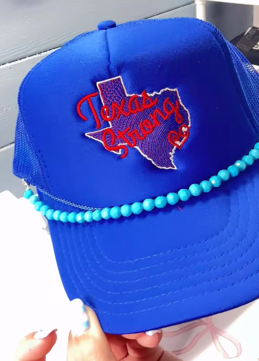 Texas Strong Embroidered Hats