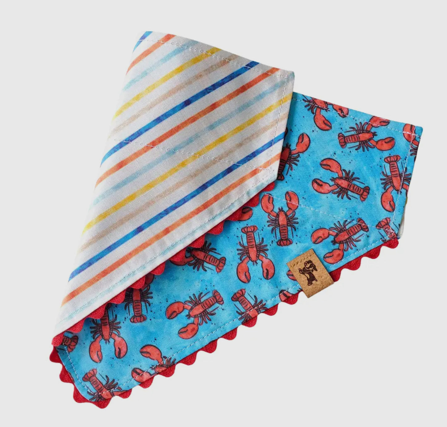 Blur Lobster - Reversible Dog Collar Bandana
