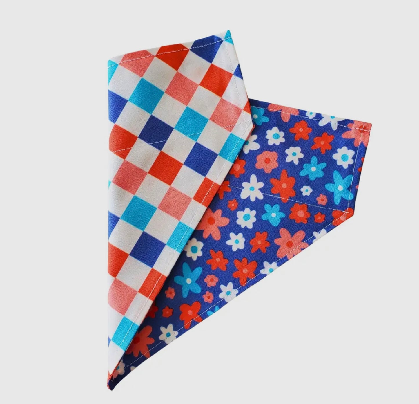 American Floral - Reversible Dog Collar Bandana