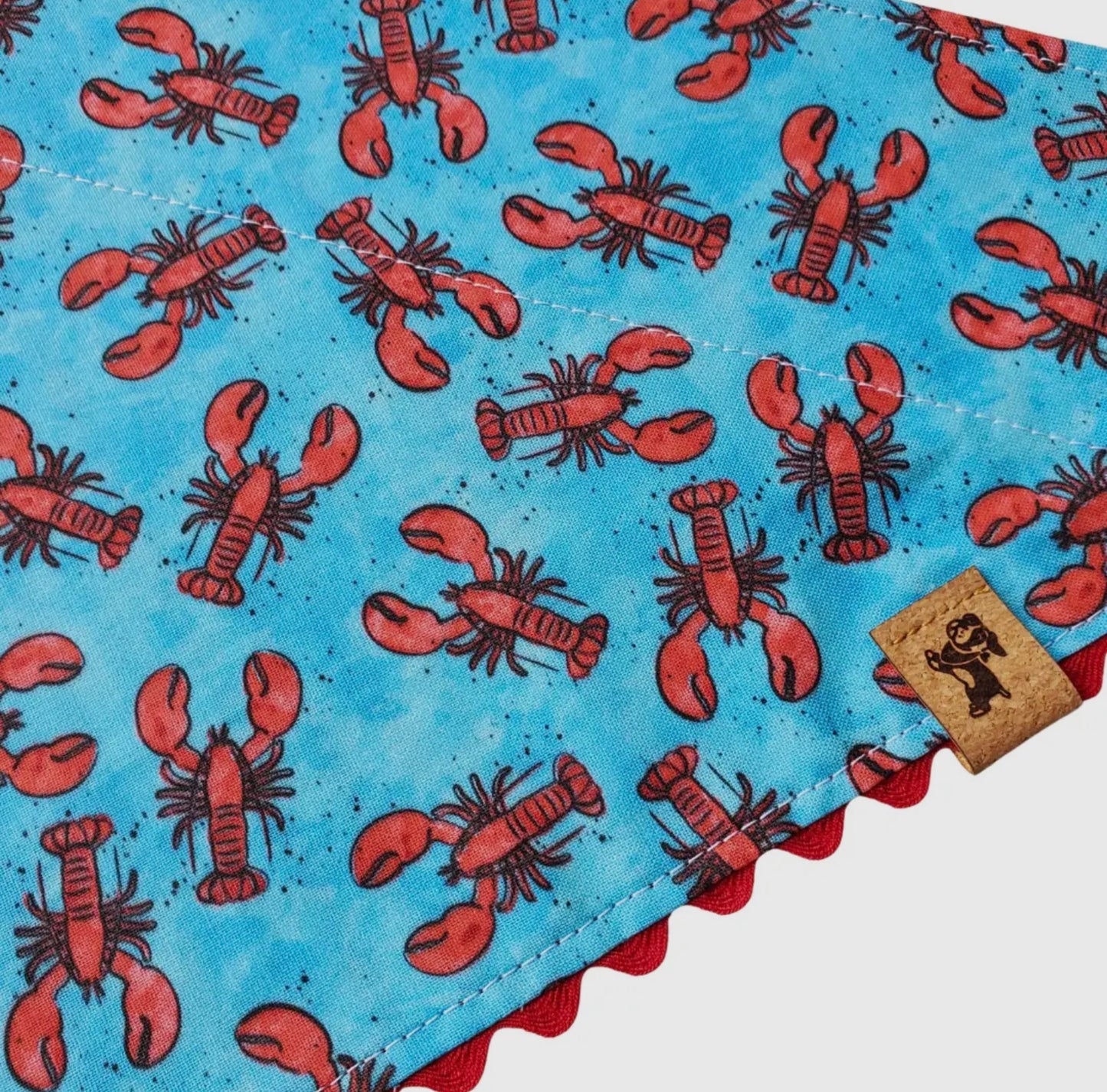 Blur Lobster - Reversible Dog Collar Bandana