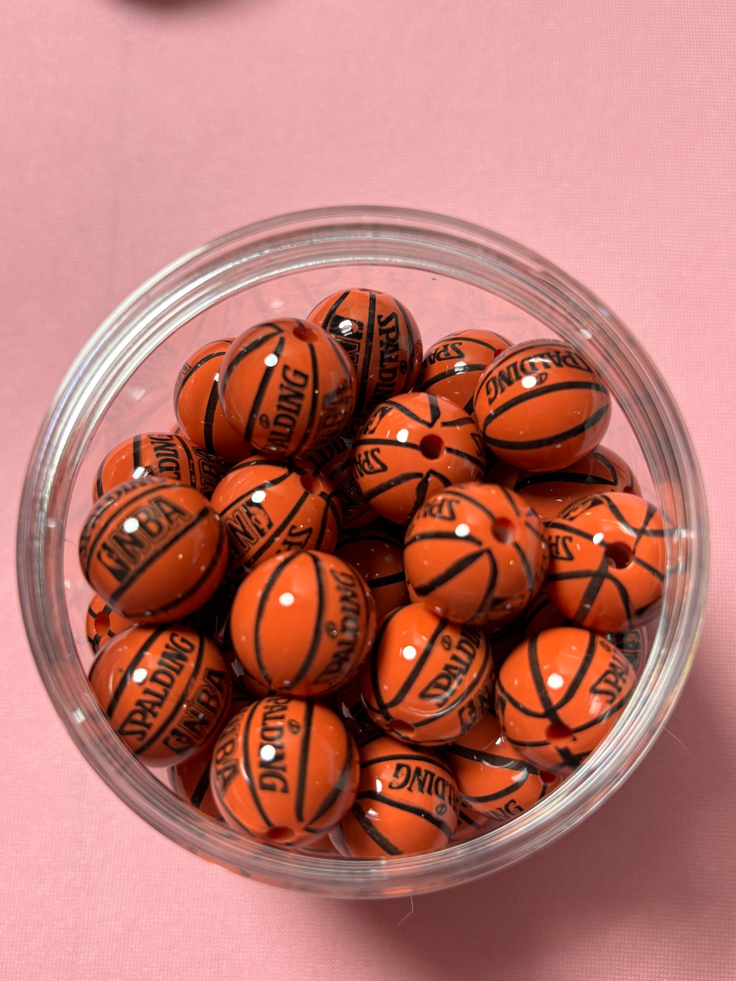 16mm Basketball Beads