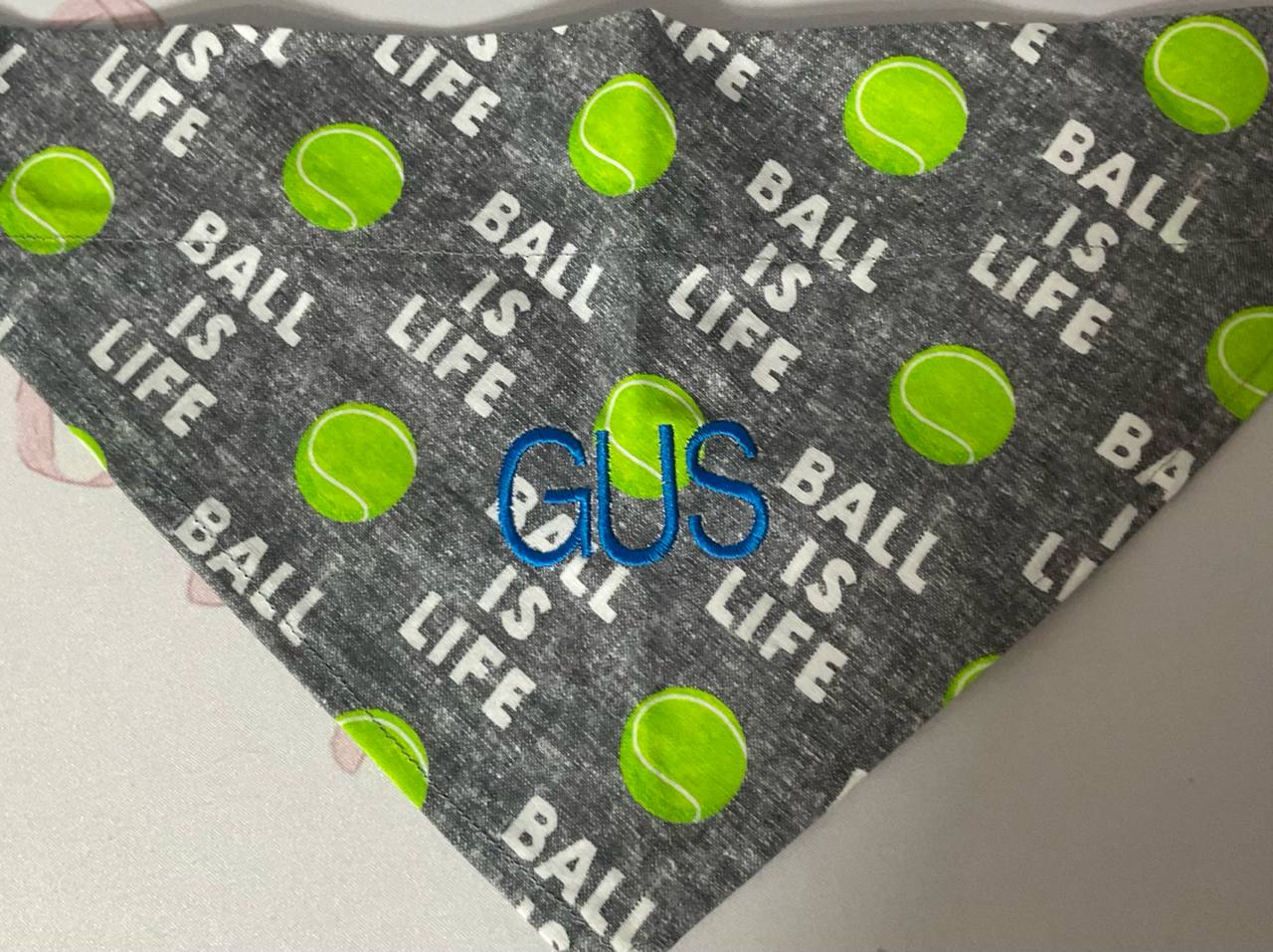 Embroidered Pet Bandana
