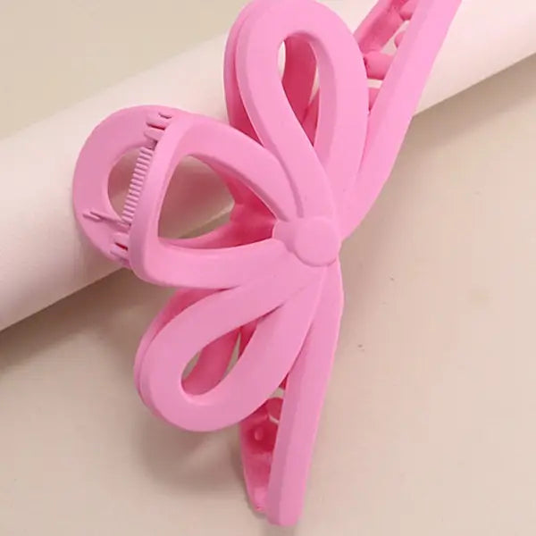 Xtra Large Matte Bow Hair Clip Claw