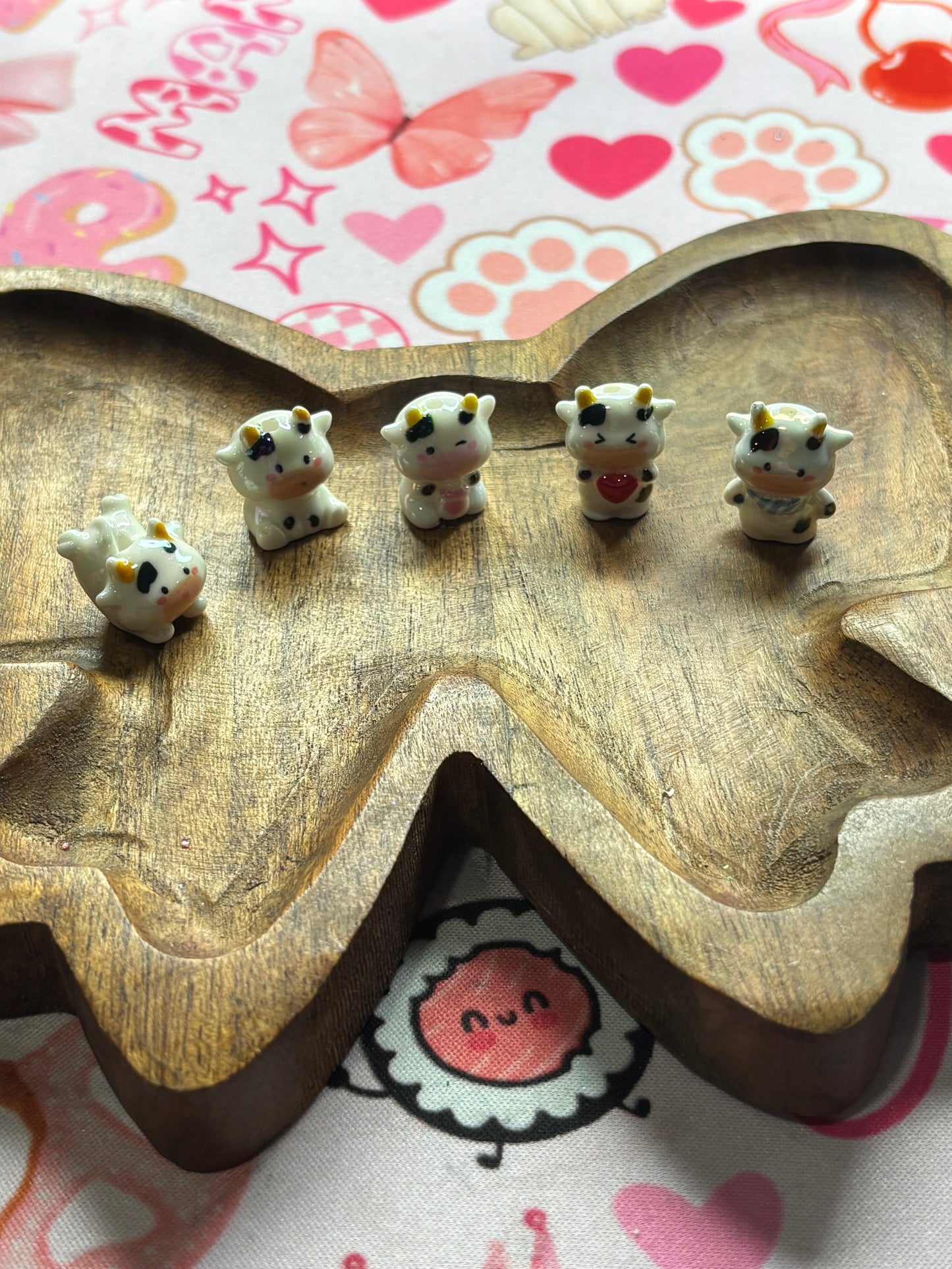 Cute Cow Beads - Small