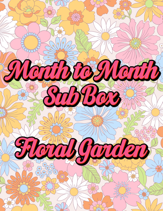 EAD Mini Bar Subscription Month to Month - August Theme Flower Garden