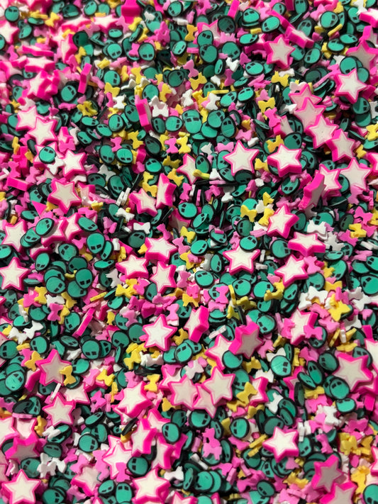 Outta This World Polymer Clay Bow Bags