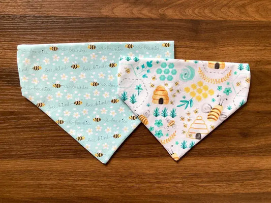 Bee Kind - Pet Bandana | Reversible | Over the Collar