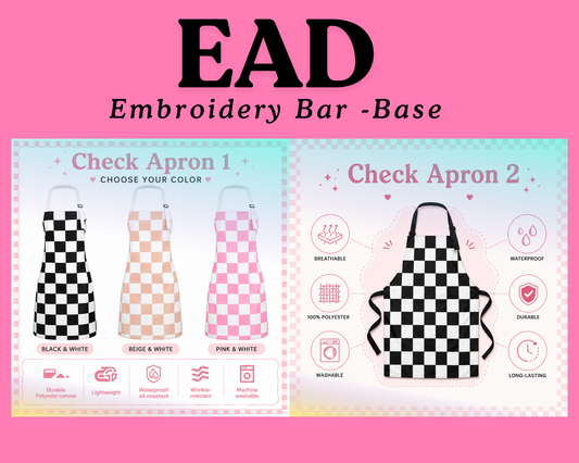 Embroidered Apron + Decorative Towel