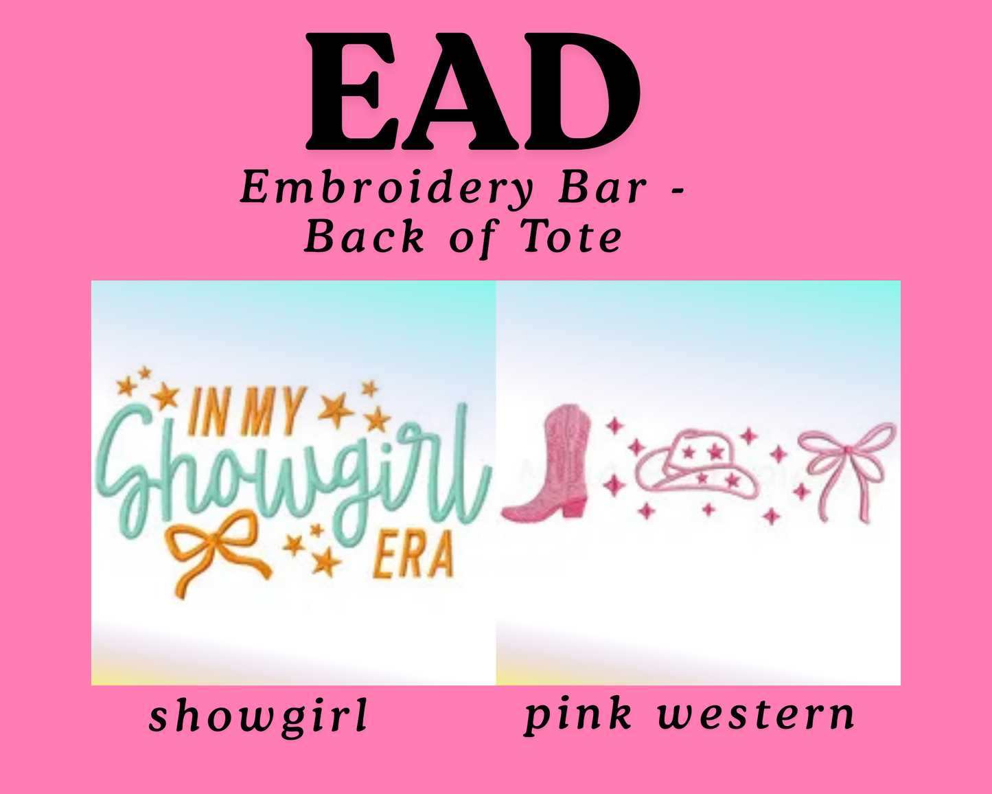 Embroidered Tote