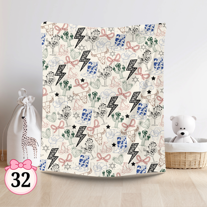Exclusive Design Non-Embroidered Skinnnnnyyyyy Blankets