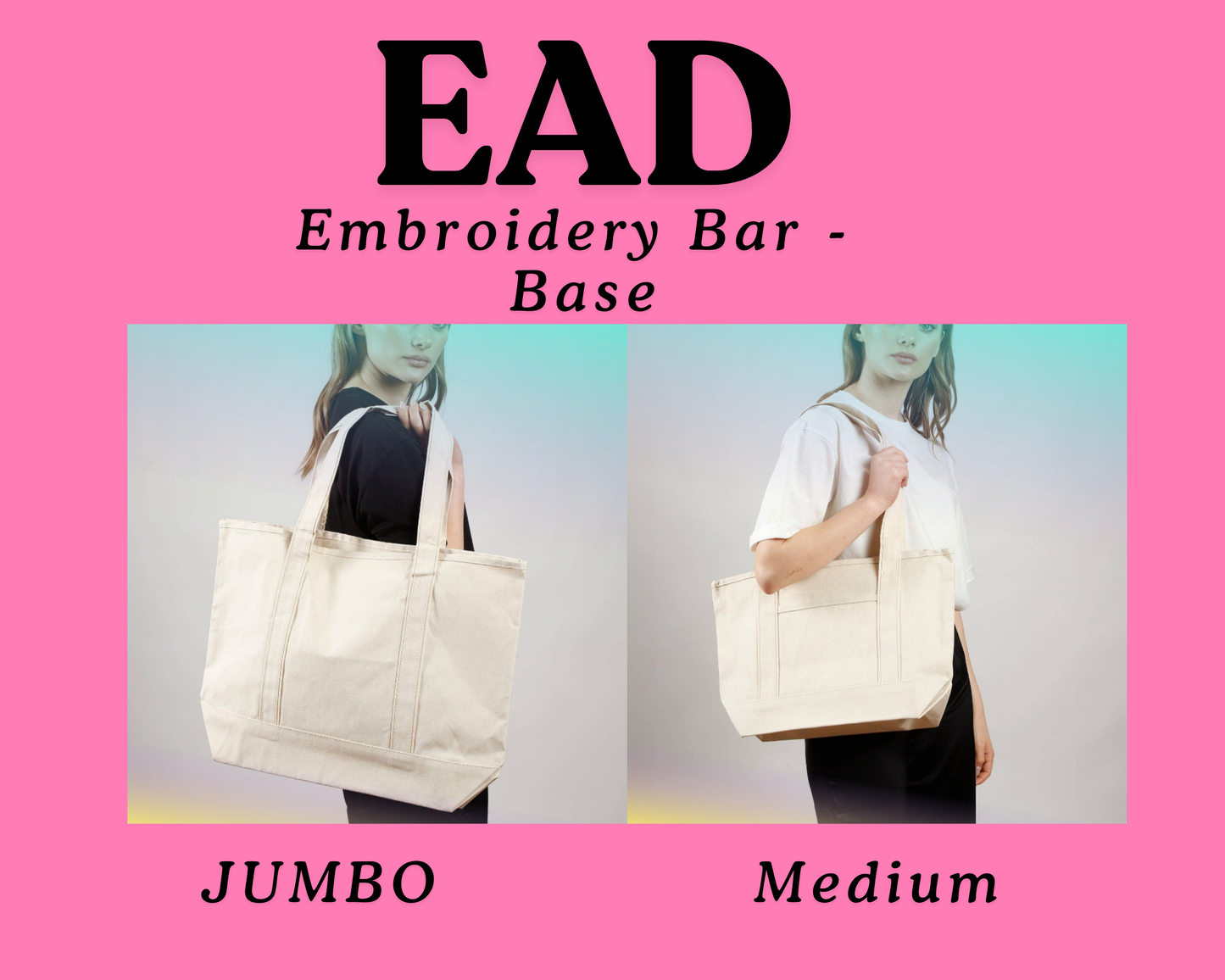 Embroidered Tote