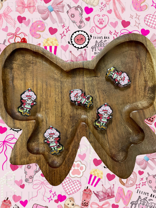 Strawberry Cake Girl - Acrylic Focal