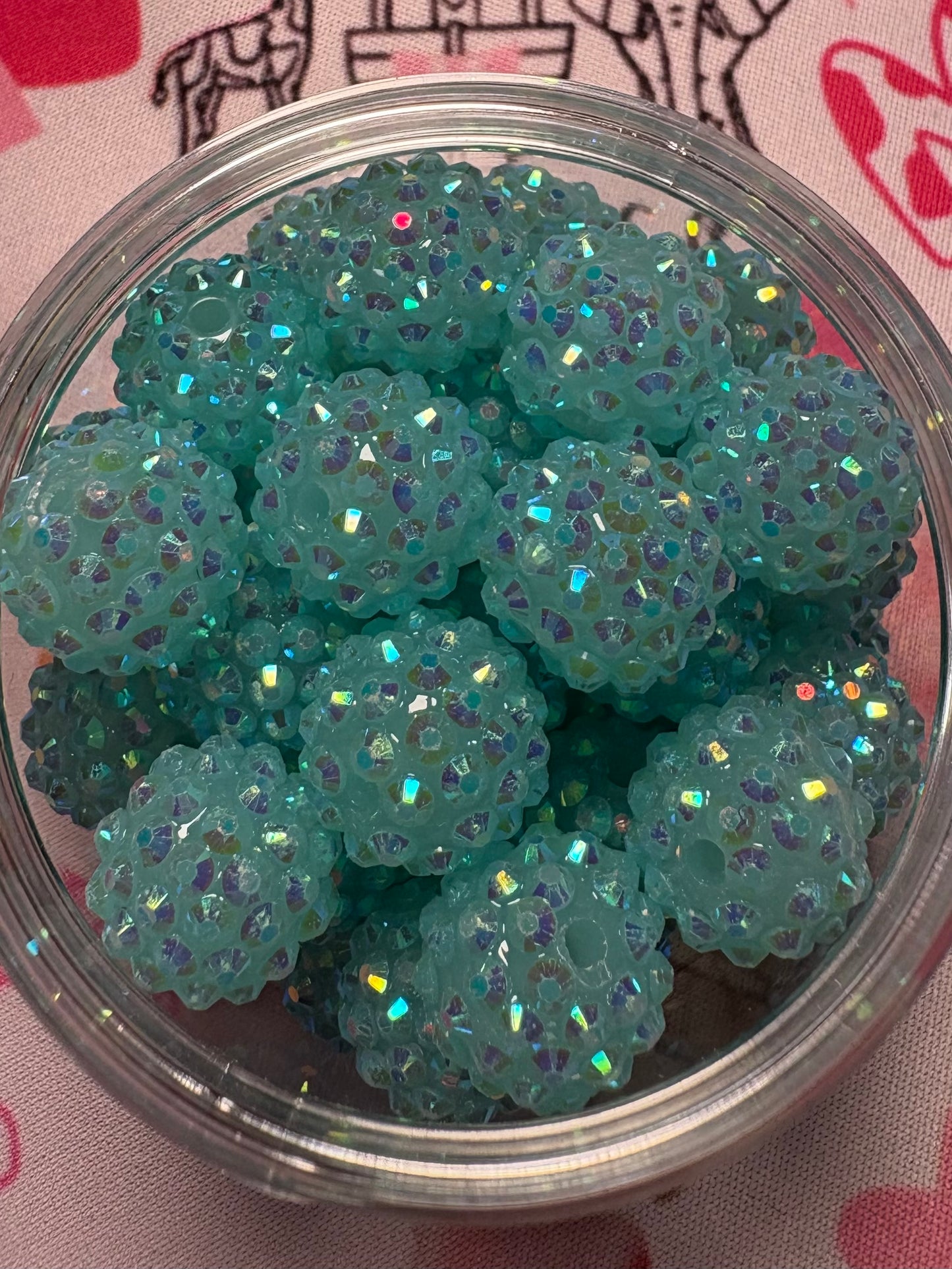 12/14mm  Sparkle Bites Jelly/Rhinestone/Sugar Beads