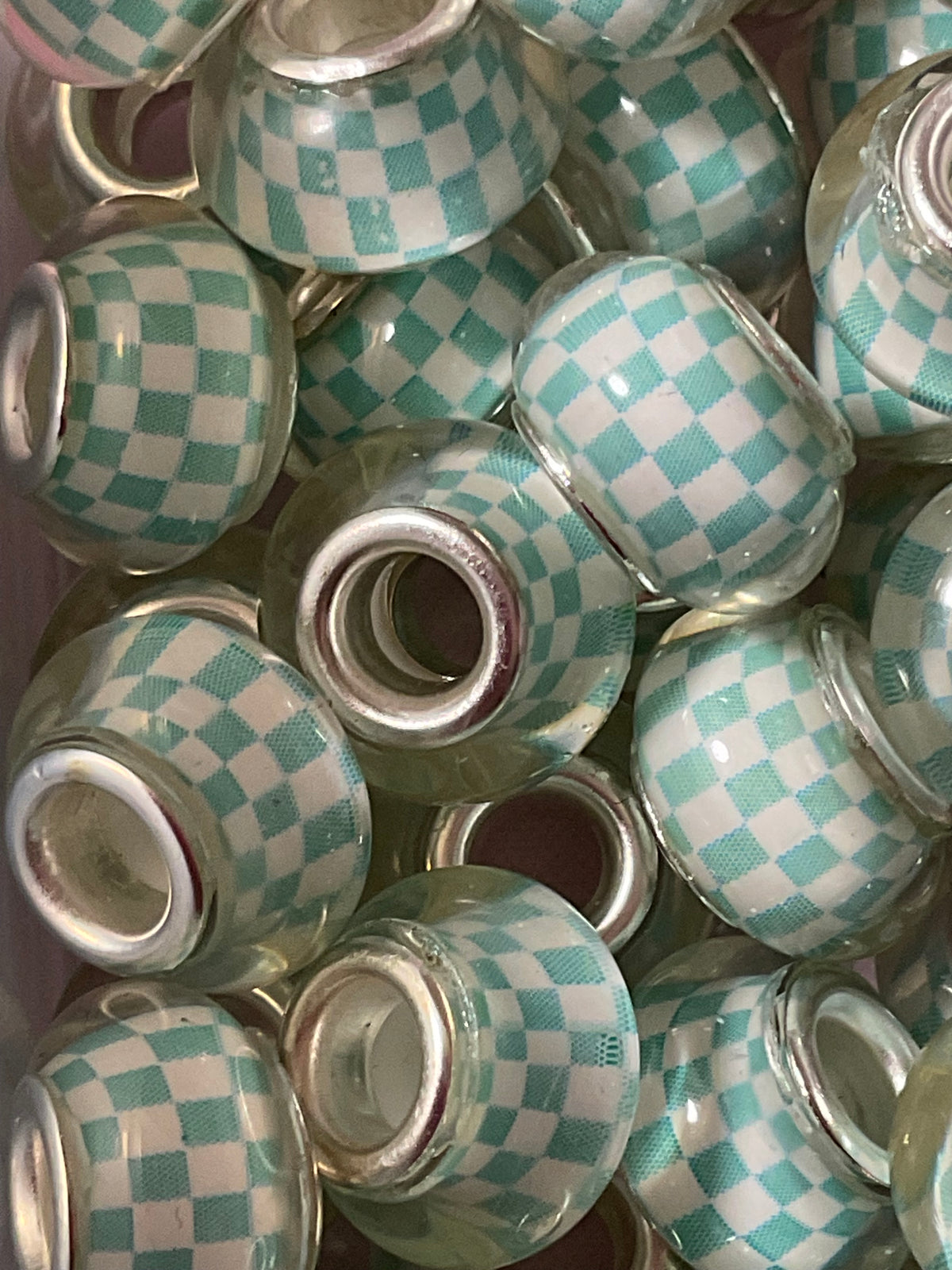 Light Blue Checkered