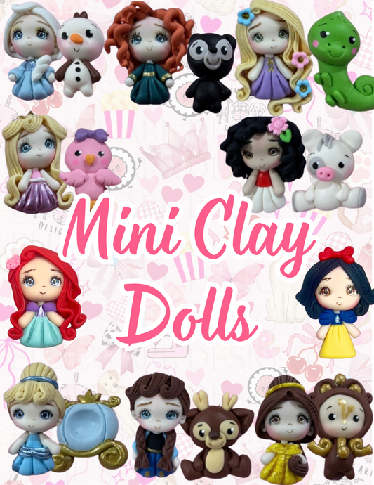 Mini Clay Dolls