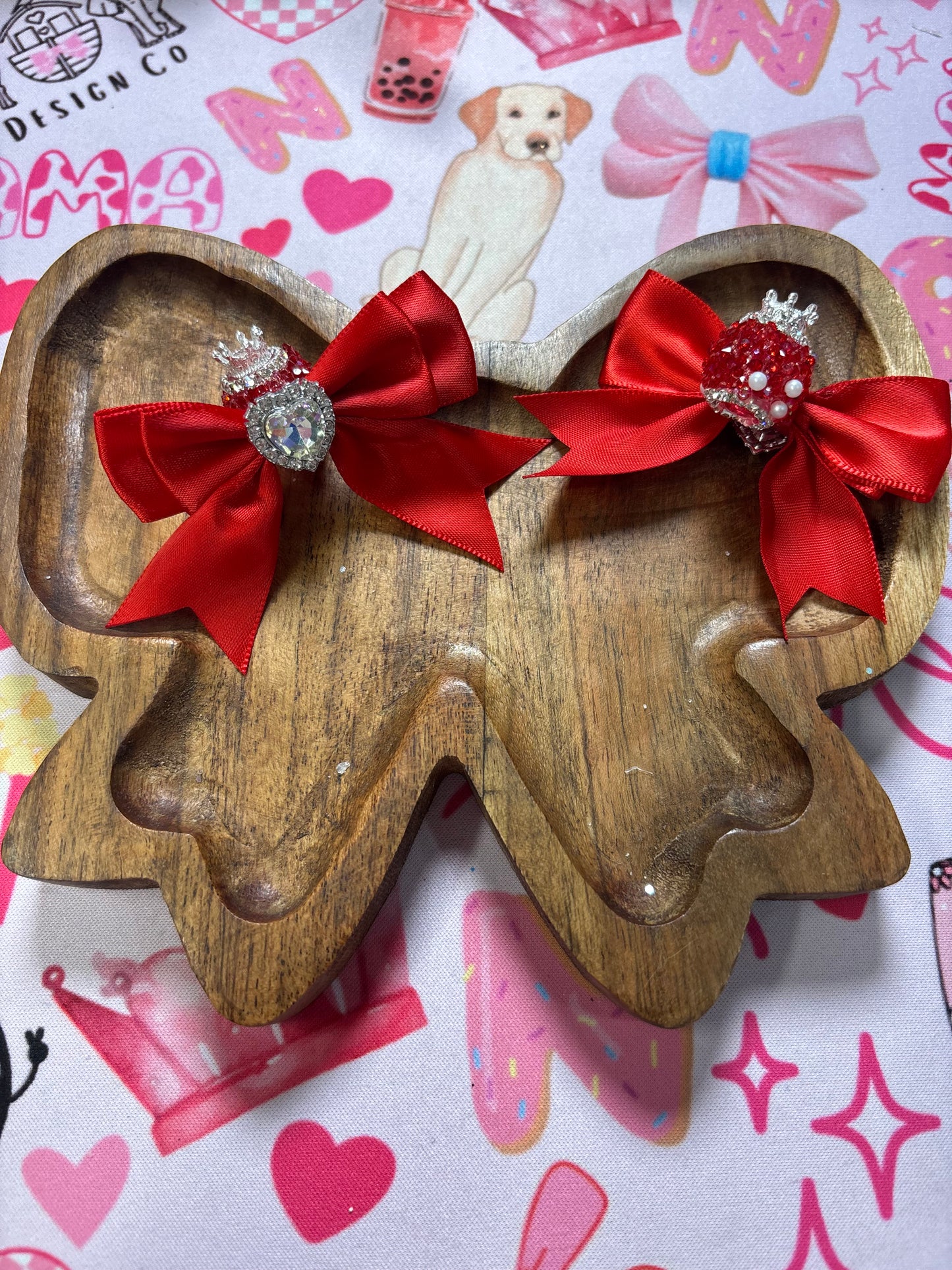 Red Bow Beads