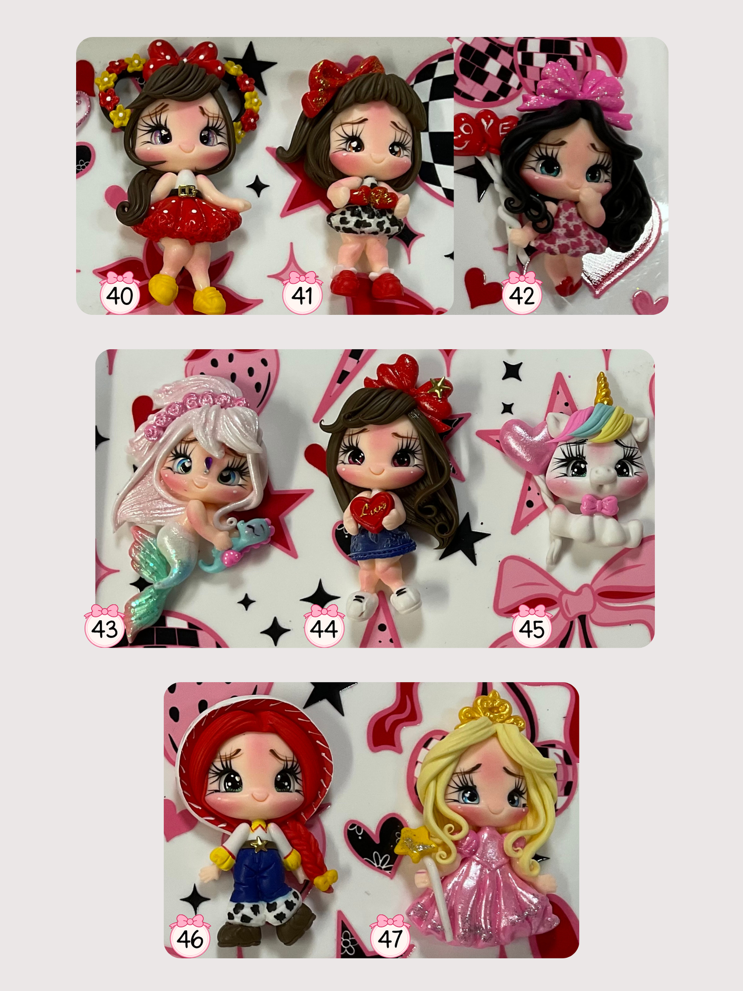 Boujee Clay Dolls