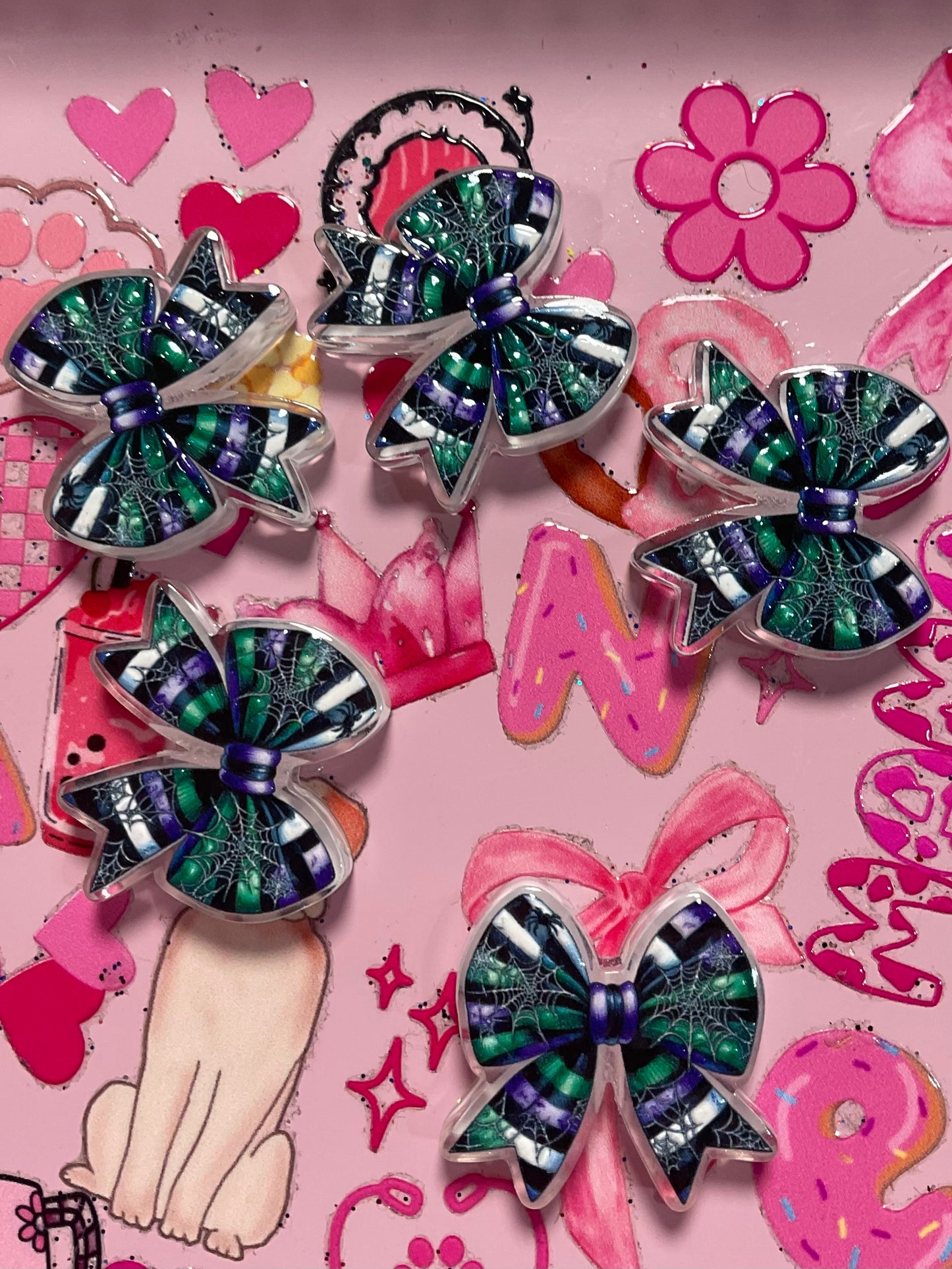 Halloween Bow - Acrylic Focal