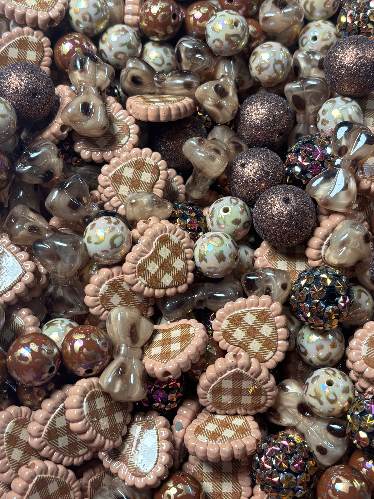 Cozy In Plaid Bead Scoop