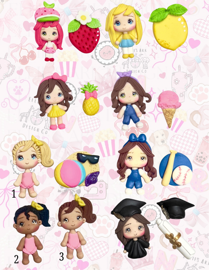 Mini Clay Dolls