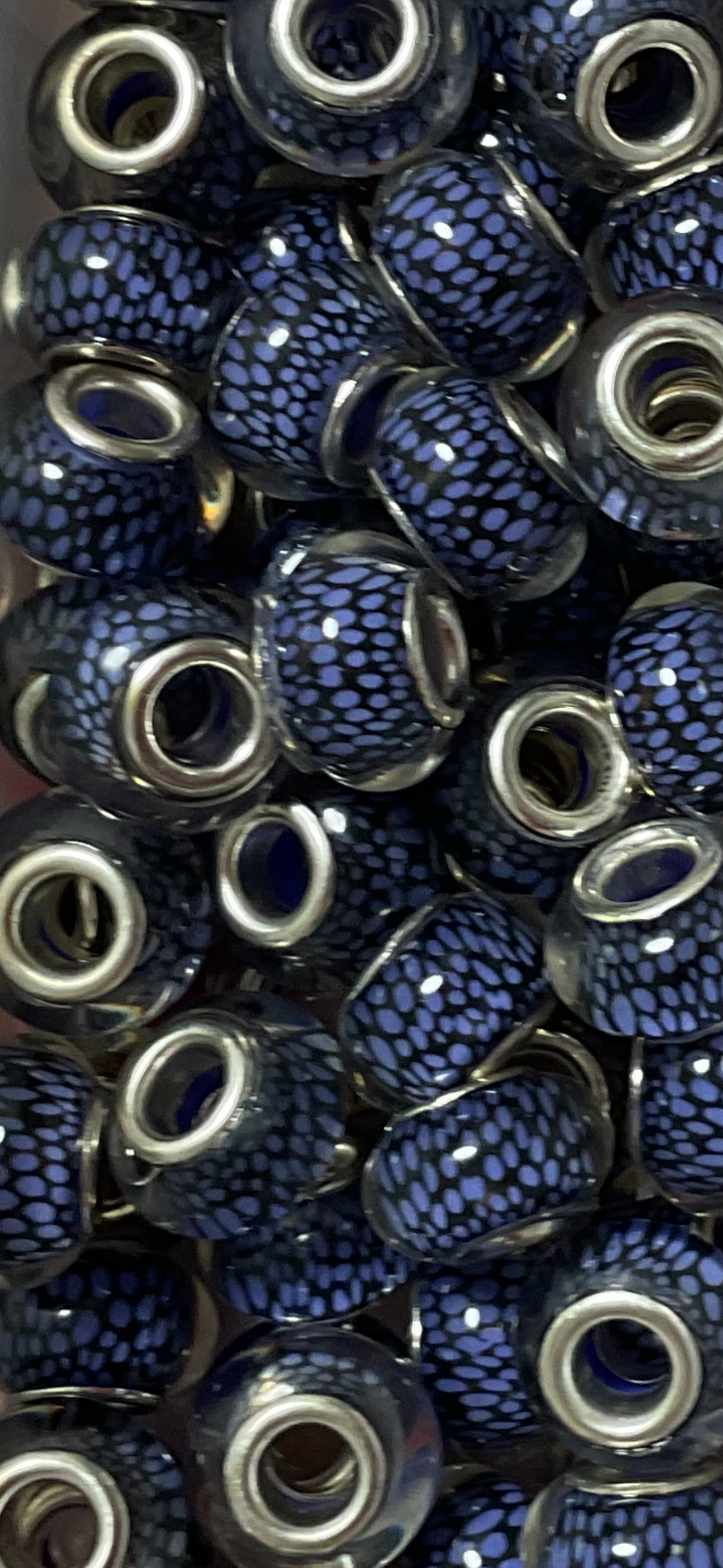 Periwinkle Black Small Print