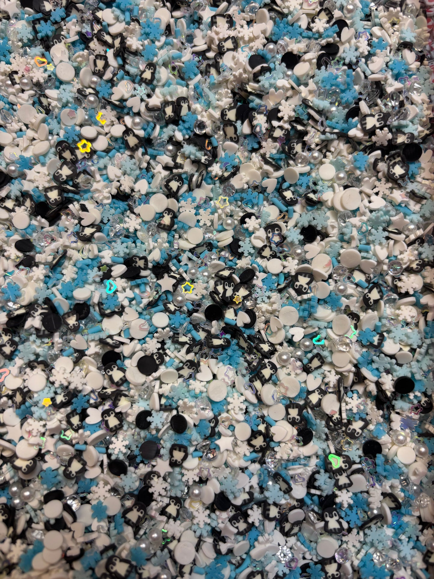 Frosty Friends Polymer Clay Bow Bags