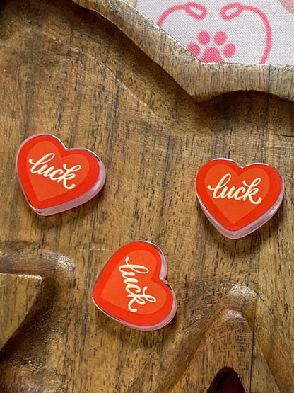 Luck Heart - Acrylic Focal