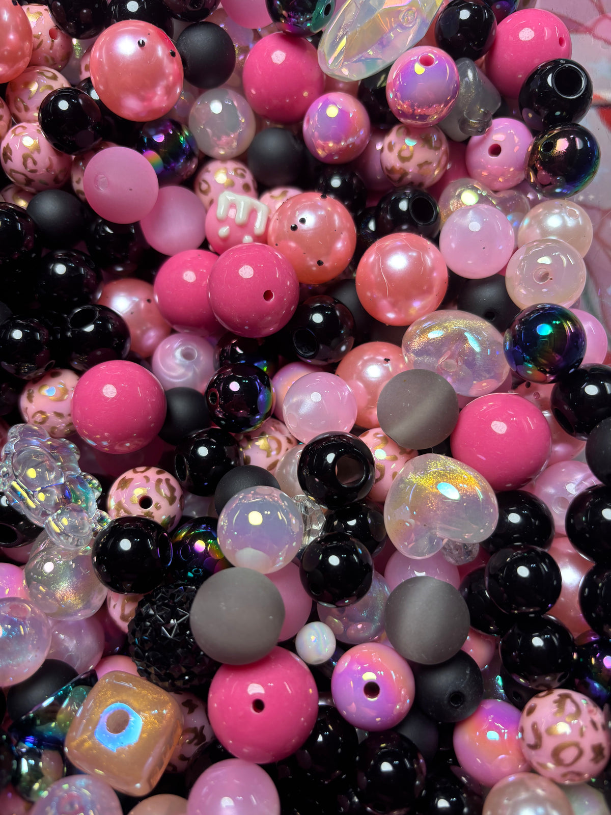 Pink After Dark Bead Scoop