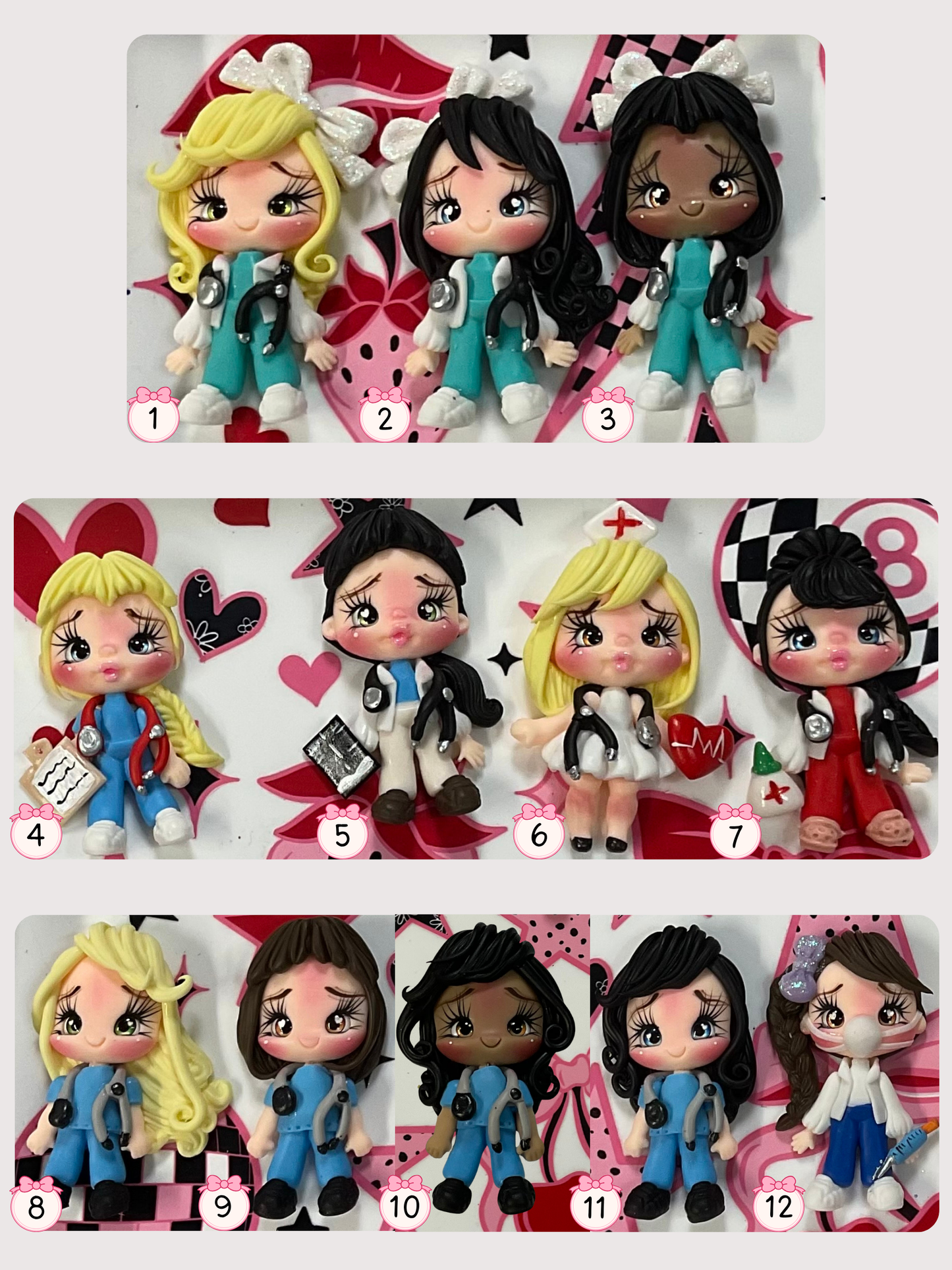 Boujee Clay Dolls