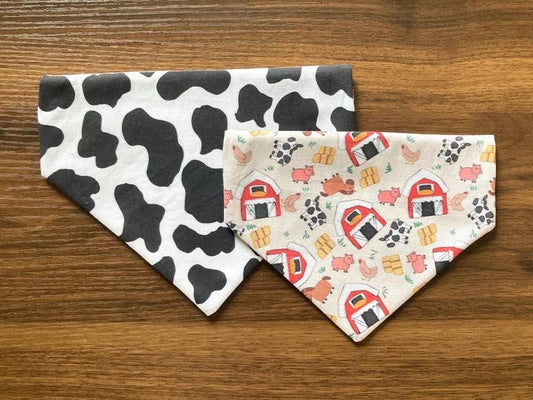 Down on the Farm - Pet Bandana | Over the Collar