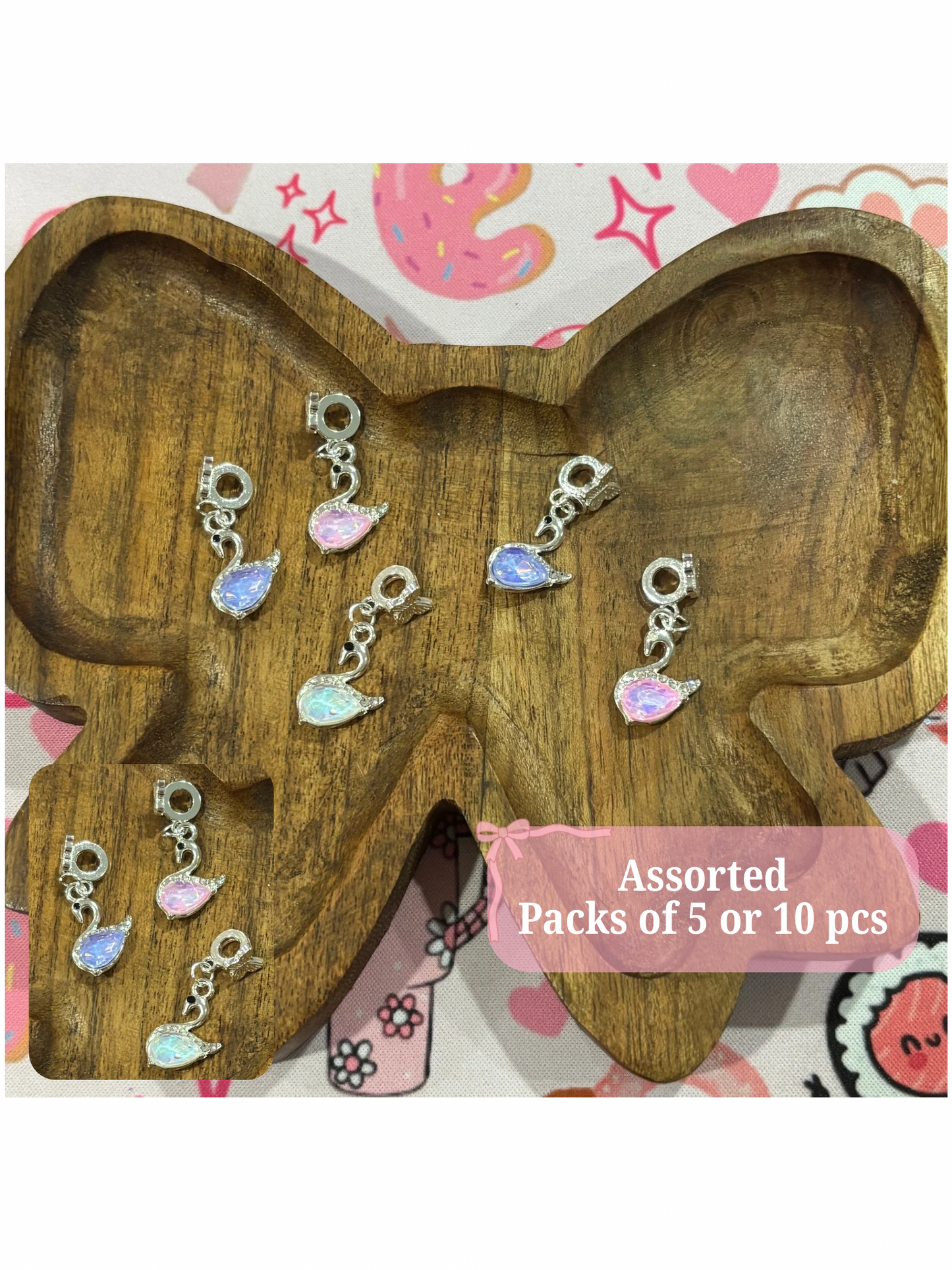 Bail Beads with Charms