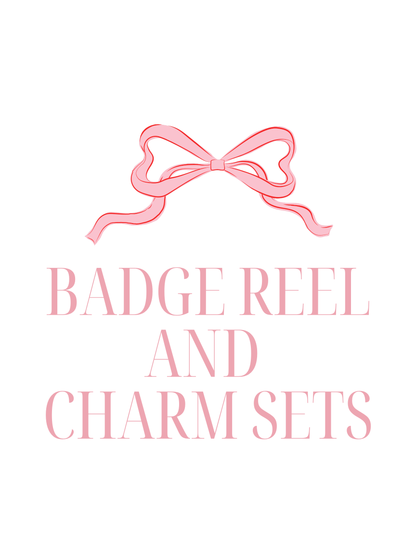 Badge Reel and Charm sets