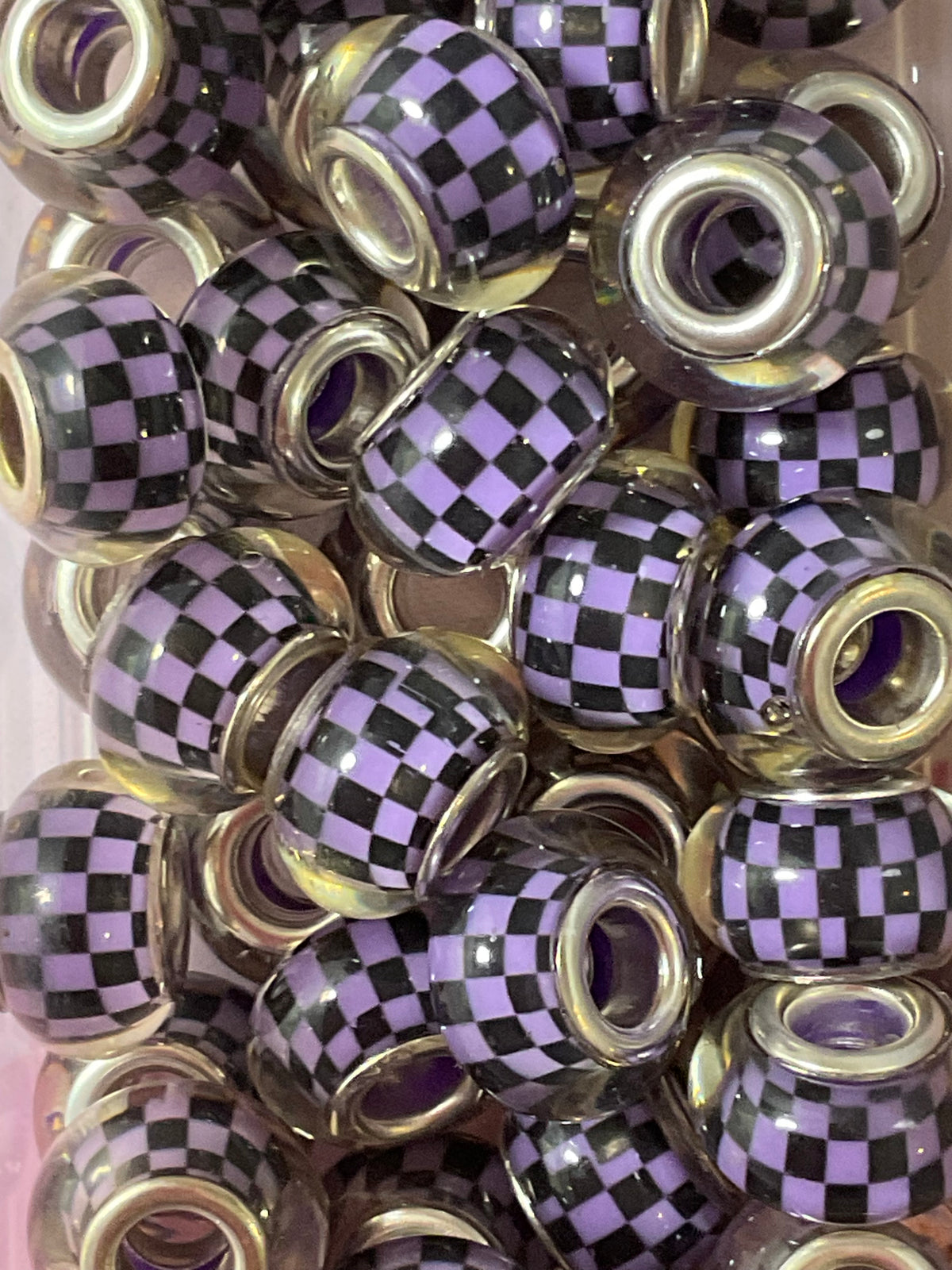 Purple Checkered