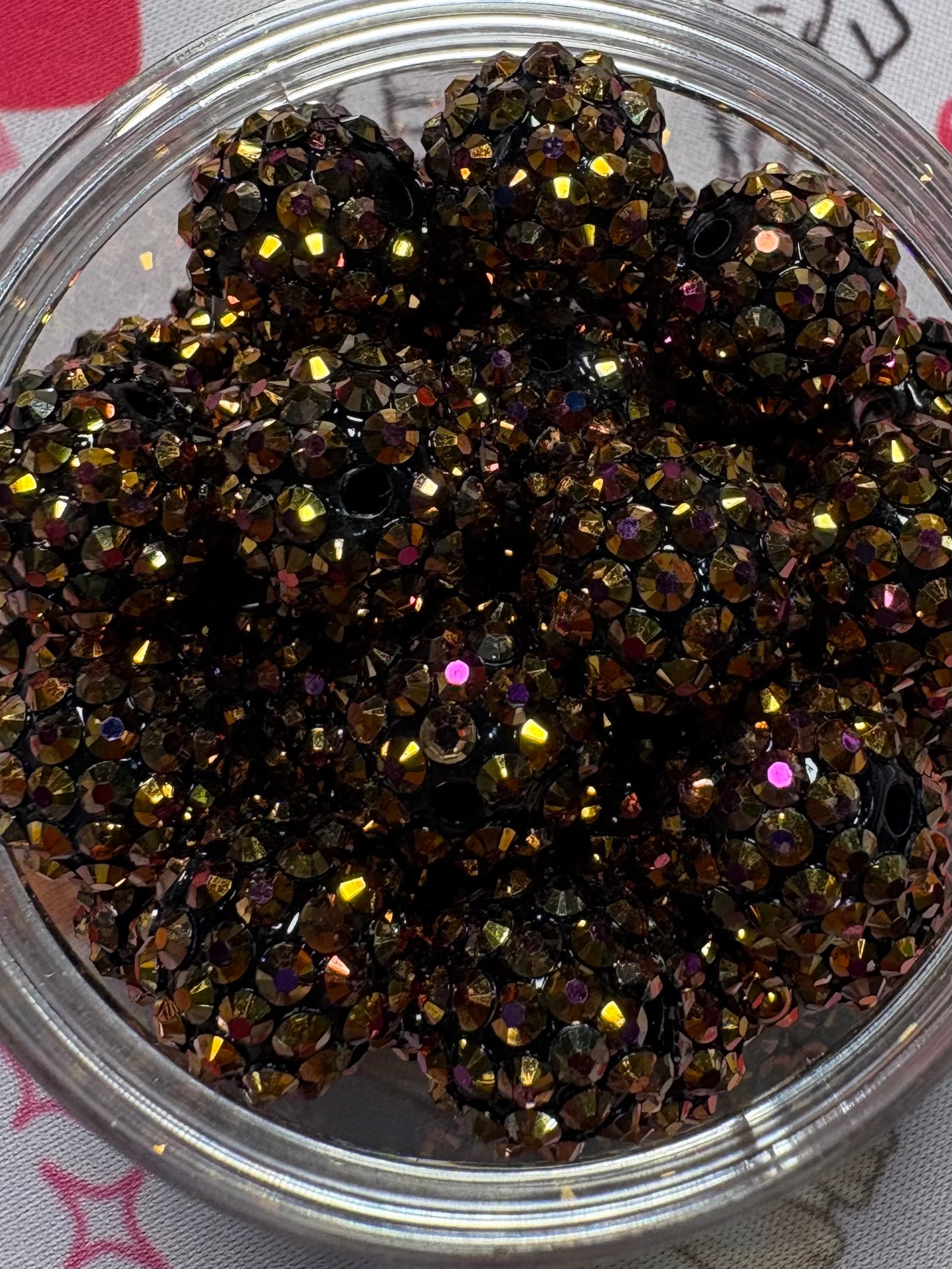 12/14mm  Sparkle Bites Jelly/Rhinestone/Sugar Beads