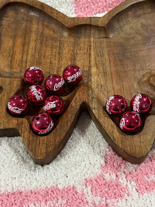 Red Coke Beads