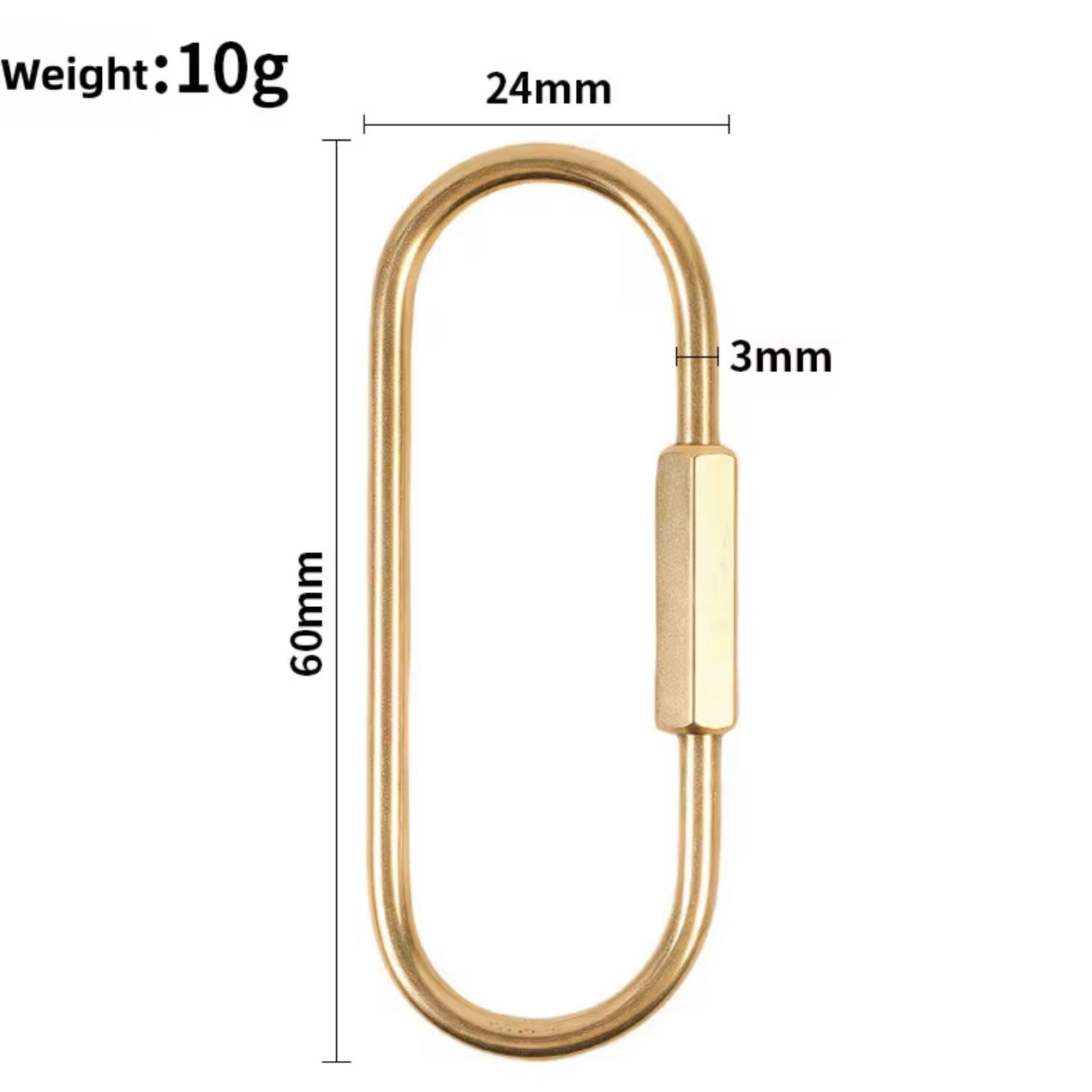 Gold Carabiners