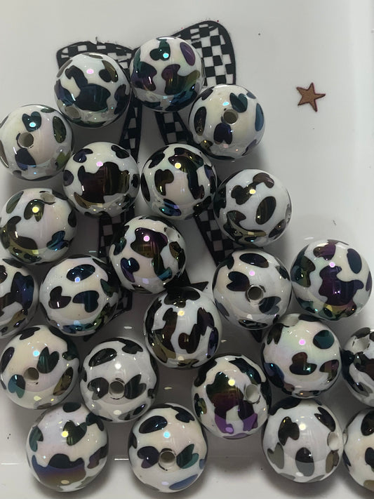 Cow Print Bead