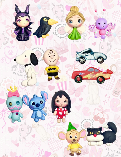 Mini Clay Dolls
