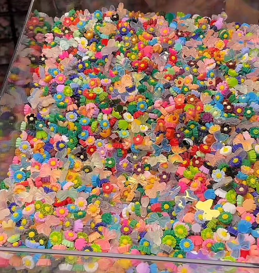 Cute Ultra Mini Floral and Bows Scoop