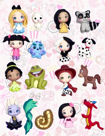Mini Clay Dolls