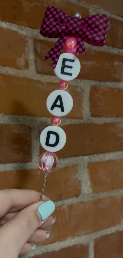 3D Printed Letter Beads