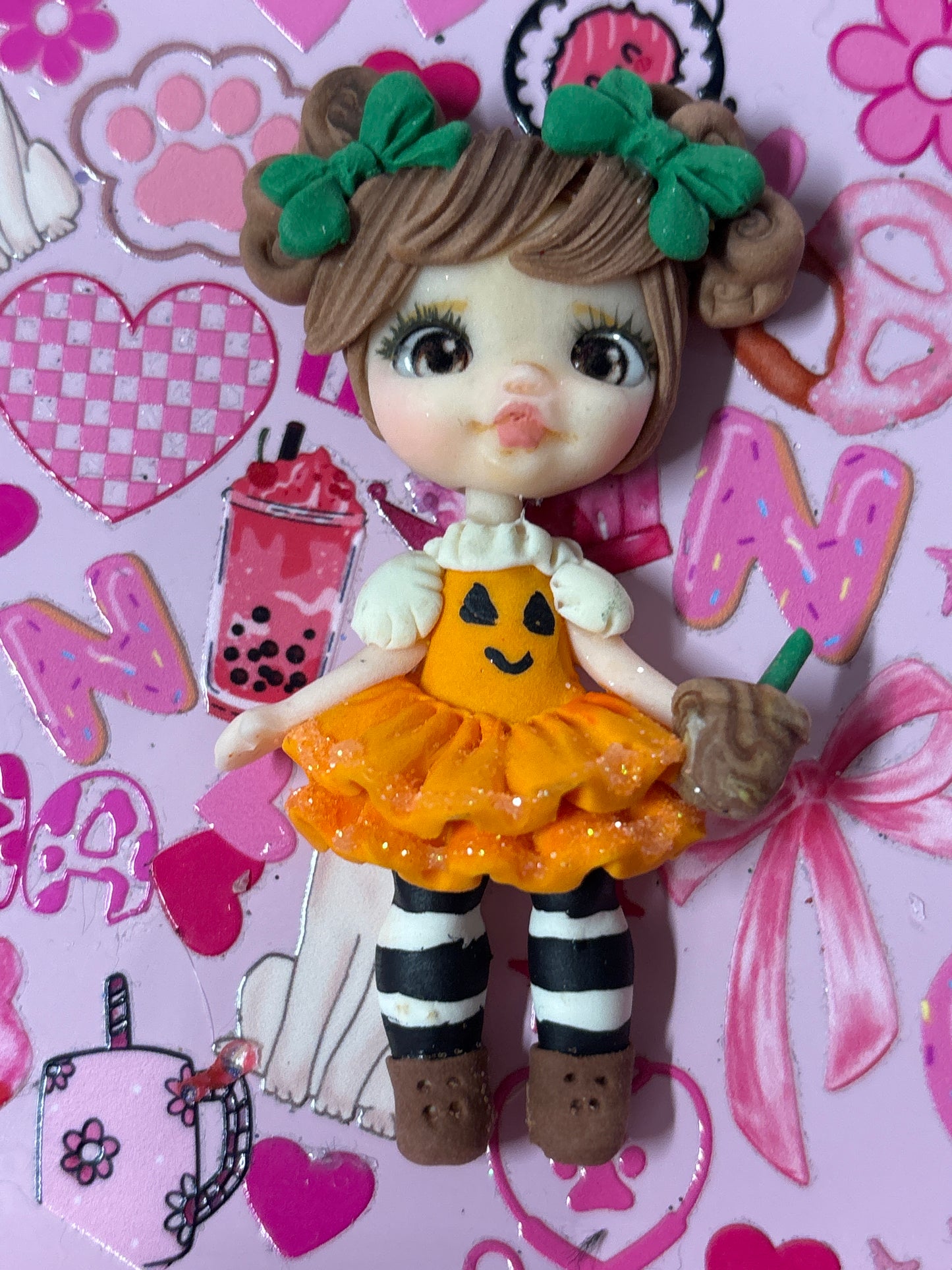 Halloween Clay Dolls