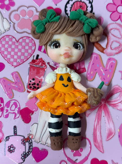 Halloween Clay Dolls