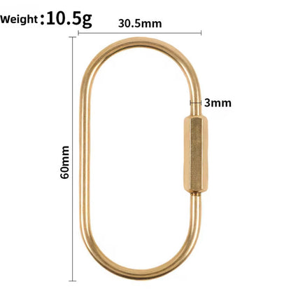 Gold Carabiners