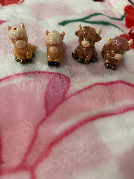 Assorted Horses and Cows 3D Beads
