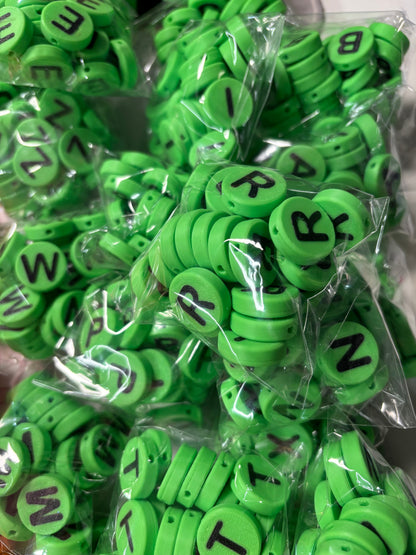 3D Printed Letter Beads