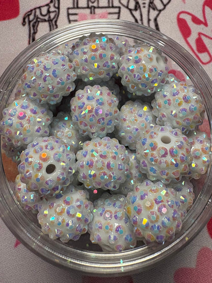 12/14mm  Sparkle Bites Jelly/Rhinestone/Sugar Beads